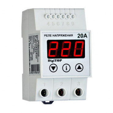 Реле напряжения DigiTOP Vp-20A Реле напряжения DigiTOP Vp-20A