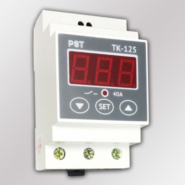 Терморегулятор ТК-125 PST с точным цифровым датчиком t° -  до 0,1 °C